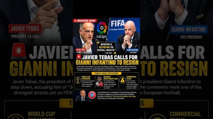 La Liga Boss demands Infantino's resignation