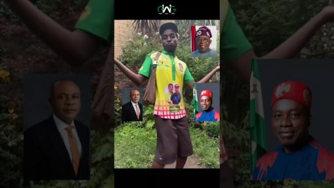 Soludo’s son catches fun to political shade song