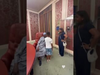 Tinubu Spends Playful Afternoon With Grandchildren