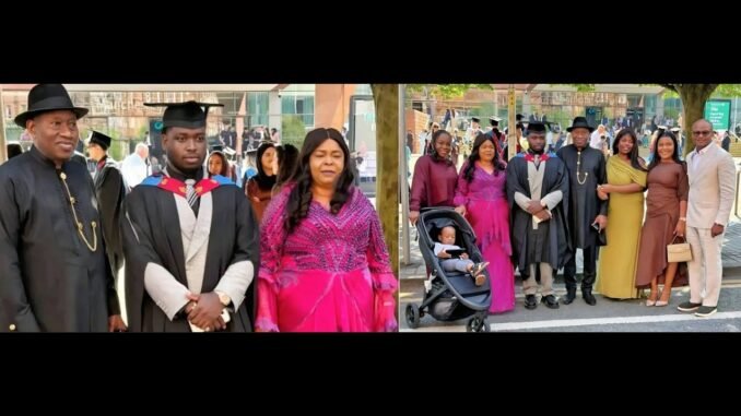 Goodluck Jonathan Celebrates Son's UK Graduation