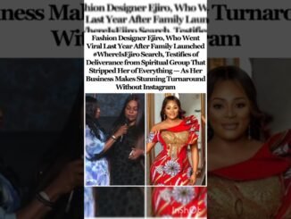 Ejiro escapes cult that stole everything