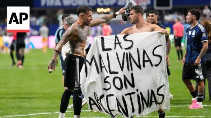 Argentina Players Blame Fans Over Banner