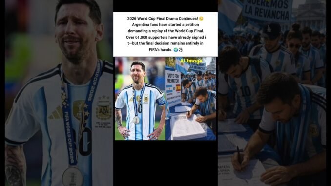 82,000+ Demand World Cup Final Replay