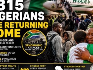 315 Nigerians to Return Home in Final South Africa