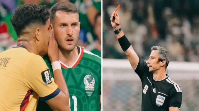 Hincapié Sent Off at World Cup for Covering Mouth