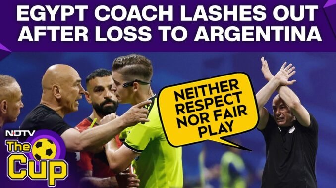 Egypt Coach blasts FIFA over favoritism