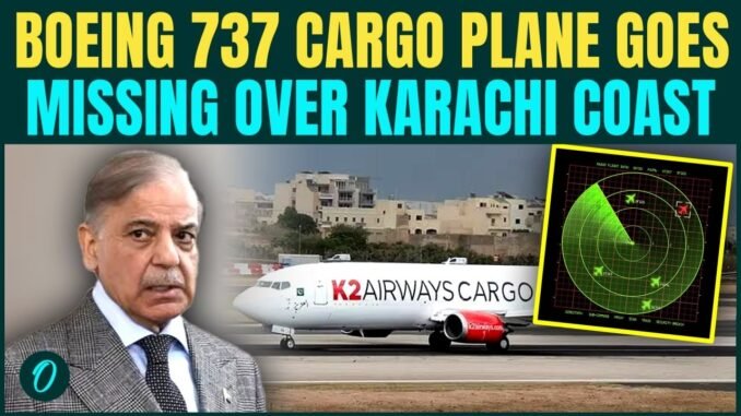 Cargo plane crashes off Pakistan Coast
