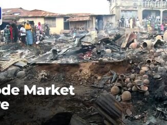 Fire destroys popular market in Ibadan