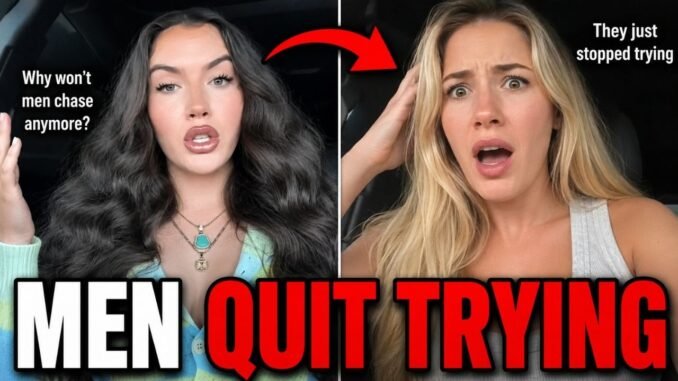Men React to Why They've Stopped Chasing Women
