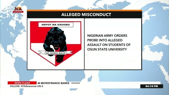 Army probes Soldiers over UNIOSUN assault