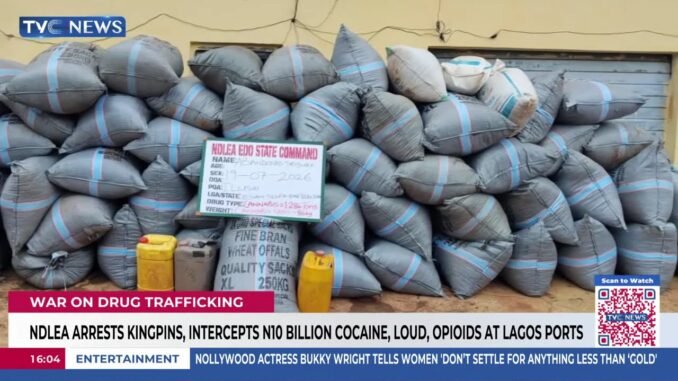 NDLEA busts N10bn cocaine smuggling ring