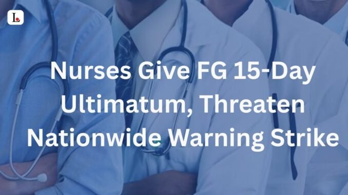 NANNM Issues 15-Day Ultimatum to FG