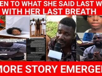 Heartbreaking Last Words of Favour Agbro