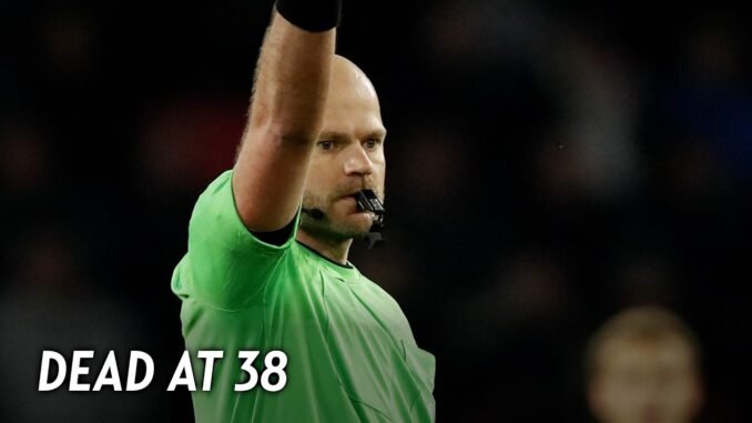 Tragic death of Referee Rob Dieperink