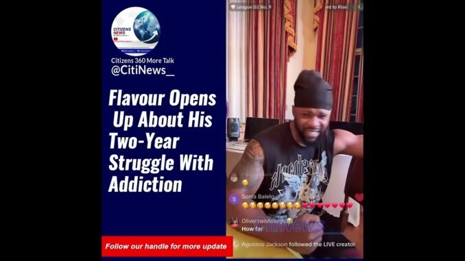 Flavour reveals secret struggle he overcame