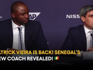 Patrick Vieira named Senegal Head Coach