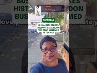 London Bus Stop named after Bemi Orojuogun