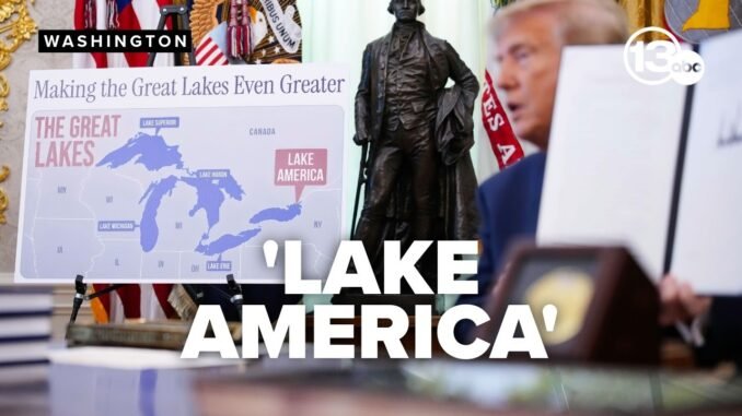 Lake Ontario renamed Lake America