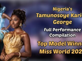 Miss Nigeria wins Top Model for Africa