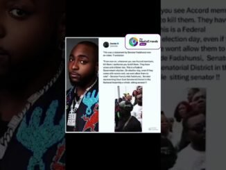 Davido blasts Senator over threat statement