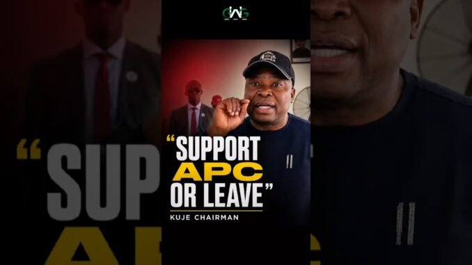 Kuje Chairman's 2027 threat sparks outrage