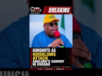 Gunmen open fire on Adeleke’s convoy during Royal visit