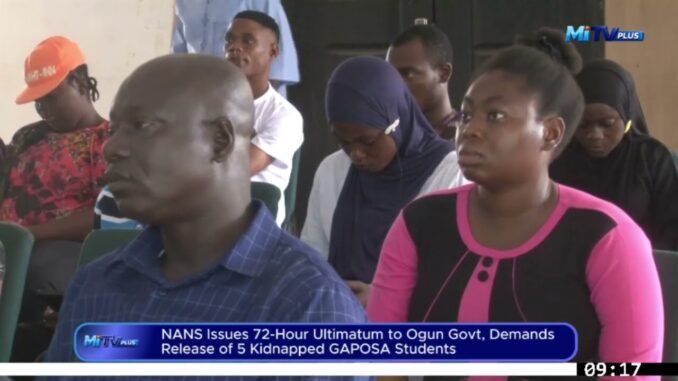 GAPOSA students freed