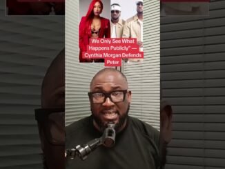 Cynthia Morgan fires back