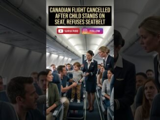 Child causes flight delay