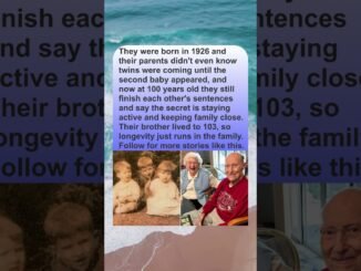 Twins reveal long-life secret