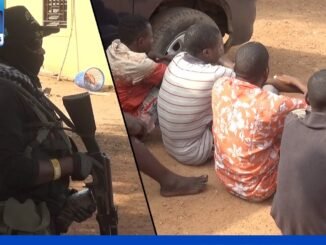 Four held over vandalism