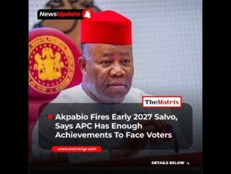 Akpabio Defends Tinubu