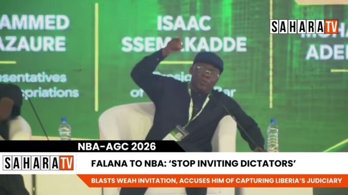 Falana blasts NBA over George Weah