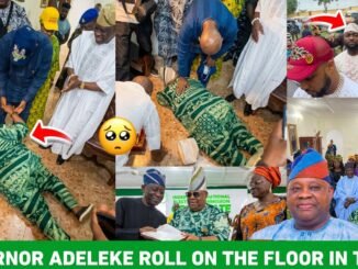 Governor Adeleke prostrates before Davido's father
