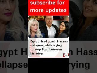 Hossam Hassan collapses during wives' brawl