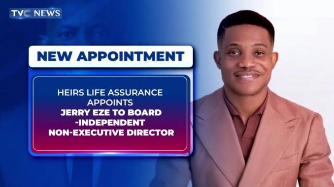 Jerry Eze joins Heirs Life Board