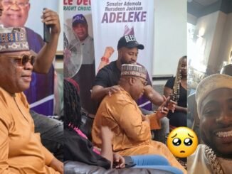 Adeleke Sheds Tears on Call With Nephew Davido