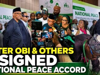 Political leaders sign 2027 peace accord