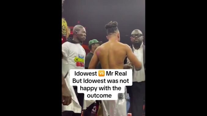 Idowest claims Boxing match was rigged