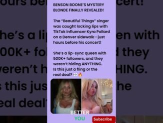 Benson Boone kissing mystery babe in Denver