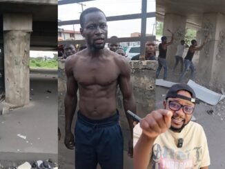 Man arrested for destroying road barrier in Lagos