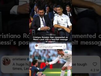 Ronaldo sends heartfelt message to Lionel Messi