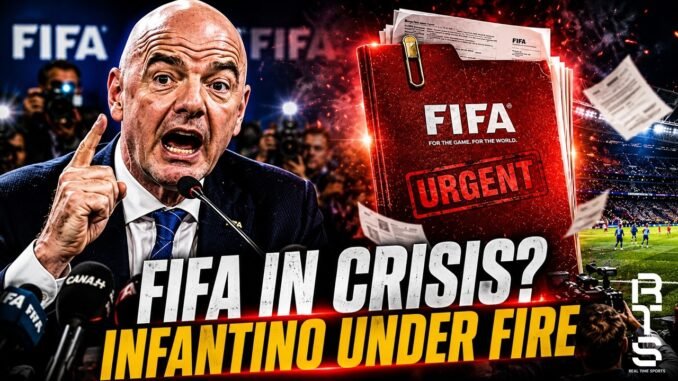 Infantino Holds Crisis Talks As FIFA Pressure