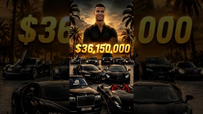 Ronaldo's Supercar Collection Sparks Reactions