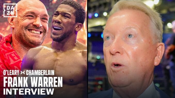 Frank Warren confirms Fury vs Joshua fight