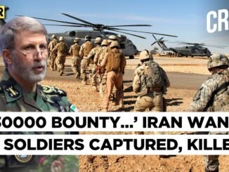 Iran Army Chief Announces $30,000 Bounty