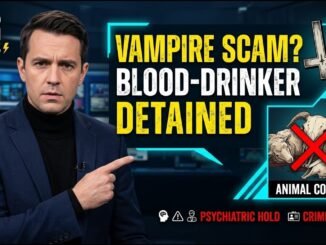 Vampire suspect detained over dead animal