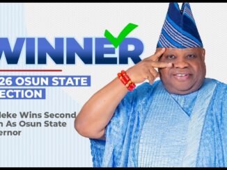 INEC declares Ademola Adeleke Osun Winner