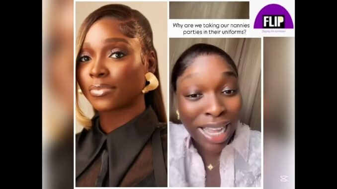 Nannies in Uniforms at Owambe Parties