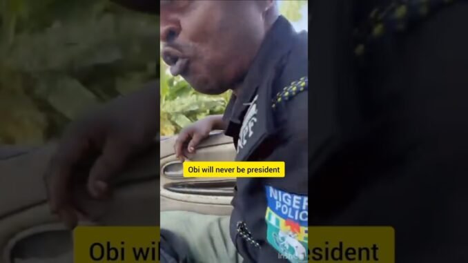 Officer Says Obi Can't Be President